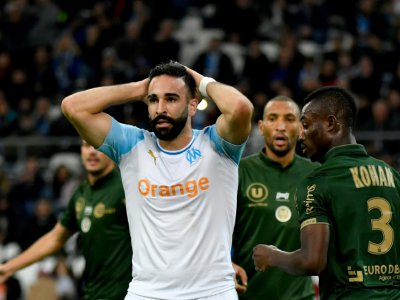 Le défenseur de l'OM Adil Rami lors du match contre Reims au Vélodrome, le 2 décembre 2018 - GERARD JULIEN [AFP/Archives]