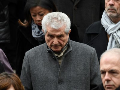 Le cinéaste Claude Lelouch assiste aux obsèques de Michel Legrand, le 1er février 2019 à Paris - Alain JOCARD [AFP]