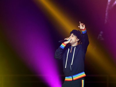 Le rappeur 21 Savage lors du Bud Light Super Bowl Music Fest, le 31 janvier 2019 à Atlanta (Etats-Unis) - KEVIN WINTER [GETTY IMAGES NORTH AMERICA/AFP]