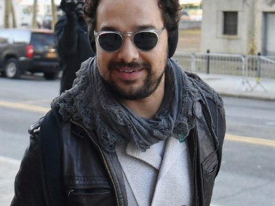 L'acteur mexicain Alejandro Edda, qui a incarné le rôle de "El Chapo" dans une série, lors de son arrivée au tribunal de Brooklyn, le 30 janvier 2019 à New York - Angela Weiss [AFP/Archives]