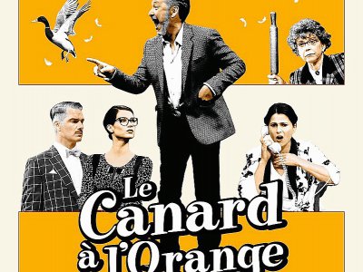 Affiche de la pièce Le Canard à l'Orange - Théâtre de la Michodière