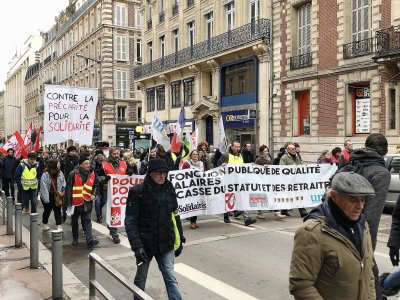 À Rouen, environ 3000 personnes ont pris part à la manifestation selon la préfecture. - Tendance Ouest