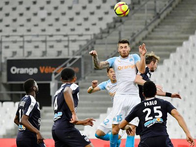 Le défenseur brésilien Pablo et les Girondins de Bordeaux restent sur une défaite face à Marseille au Vélodrome, le 5 février 2019 - GERARD JULIEN [AFP/Archives]