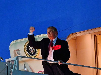 Le président américain Donald Trump arrive à El Paso, Texas, pour son premier meeting de campagne de l'année 2019 - Nicholas Kamm [AFP]