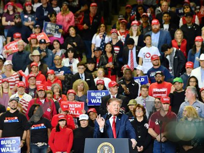 Donald Trump en campagne à El Paso, Texas - Nicholas Kamm [AFP]