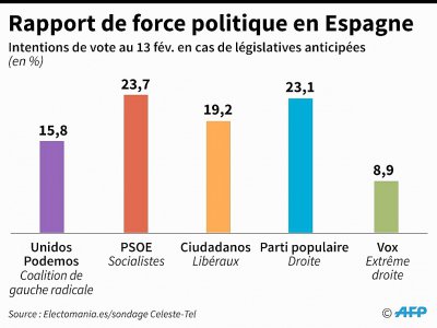 Rapport de force politique en Espagne - Thorsten EBERDING [AFP]