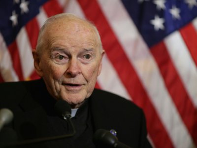 Le cardinal américain Theodore McCarrick, le 8 décembre 2015 à Washington - CHIP SOMODEVILLA [Getty/AFP/Archives]