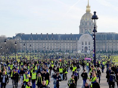 Manifestation de "gilets jaunes", le 16 février 2019 à Paris - Eric FEFERBERG [AFP]