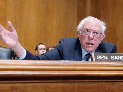 Bernie Sanders lors d'une audition de confirmation au Congrès à Washington le 16 janvier 2019 - NICHOLAS KAMM [AFP]