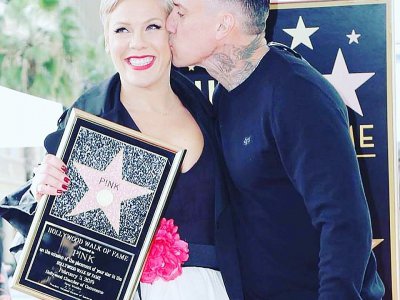Le 5 février 2019, Pink a eu son étoile à Hollywood Boulevard à Los Angeles - Facebook