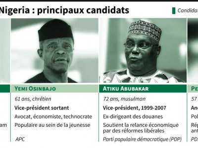 Présidentielle au Nigeria : principaux candidats - Gillian HANDYSIDE [AFP]