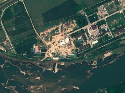 Image satellite du complexe nucléaire de Yongbyon, le 6 août 2012 en Corée du Nord - HO [GeoEye Satellite Image/AFP/Archives]
