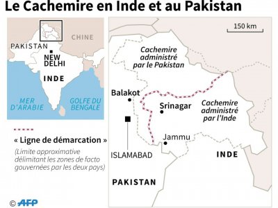 Le Cachemire en Inde et au Pakistan - AFP [AFP]