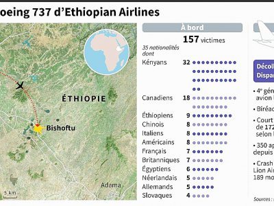L'accident du Boeing 737 d'Ethiopian Airlines - [AFP]