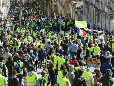 Manifestation des "gilets jaunes" samedi 16 mars 2019 à Montpellier - Pascal GUYOT [AFP/Archives]