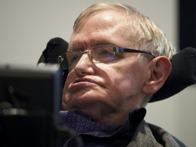 L'astrophysicien britannique Stephen Hawking, le 19 octobre 2016 à Cambridge - NIKLAS HALLE'N [AFP/Archives]