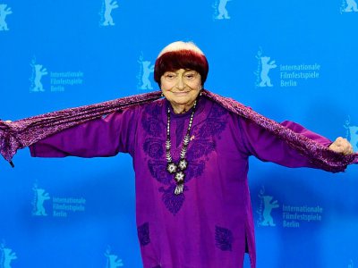 Agnès Varda à la 69e Berlinale, le 13 février 2019 - Tobias SCHWARZ [AFP/Archives]