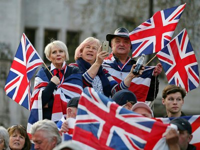 Des partisans du Brexit manifestent à Londres, le 29 mars 2019 - Daniel LEAL-OLIVAS [AFP]