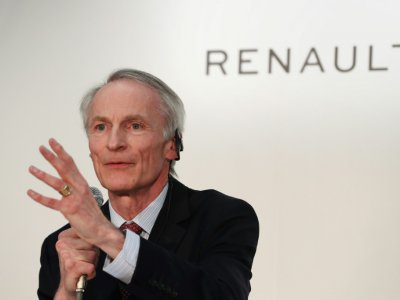 Le président de Renault Jean-Dominique Senard au siège de Nissan, le 12 mars 2019 à Yokohama, au Japon - Behrouz MEHRI [AFP/Archives]