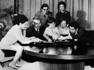 La famille impériale japonaise le 2 janvier 1965 - STR [PANASIA/AFP/Archives]