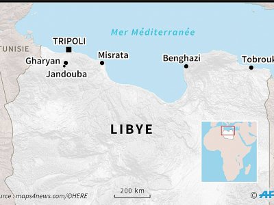 Carte du nord de la Libye - Vincent LEFAI [AFP]