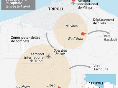 Libye : les combats autour de Tripoli - Paz PIZARRO [AFP]