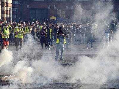 Manifestation de "gilets jaunes" à Toulouse, le 23 février 2019 - Pascal GUYOT [AFP/Archives]