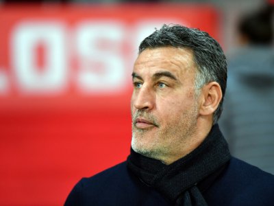 Christophe Galtier, l'entraîneur de Lille, le 15 mars 2019 à Villeneuve-d'Ascq - DENIS CHARLET [AFP/Archives]