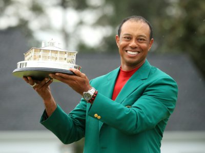L'Américain Tiger Woods remporte le Masters d'Augusta le 14 avril 2019 - Andrew Redington [GETTY IMAGES NORTH AMERICA/AFP]