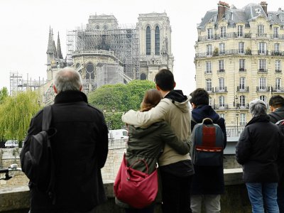 Notre-Dame, le 16 avril 2019 - Bertrand GUAY [AFP]