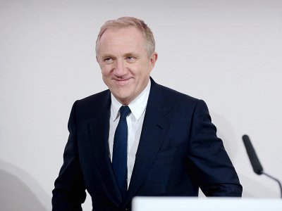 François-Henri Pinault, président de la holding familiale et PDG du groupe de luxe Kering, à Paris, le 12 février 2019 - ERIC PIERMONT [AFP/Archives]