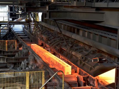 L'usine de British Steel à Hayange, dans l'est de la France, le 12 octobre 2016 - PATRICK HERTZOG [AFP/Archives]