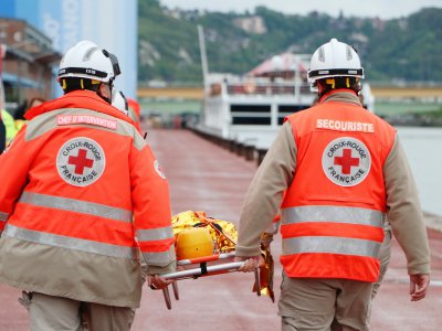 Les 20 victimes ont été prises en charge dans des postes de soins avancés de la Croix rouge. - Pierre Durand-Gratian