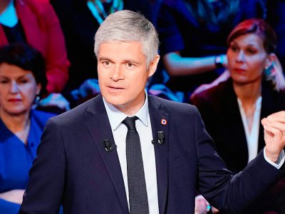 Laurent Wauquiez, président de Les Républicains, le 10 avril 2019 à Boulogne-Billancourt - LIONEL BONAVENTURE [AFP/Archives]