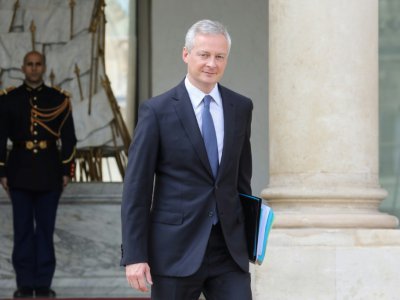 Le ministre de l'Economie Bruno Le Maire, à l'Elysee le 17 avril 2019 - ludovic MARIN [AFP/Archives]