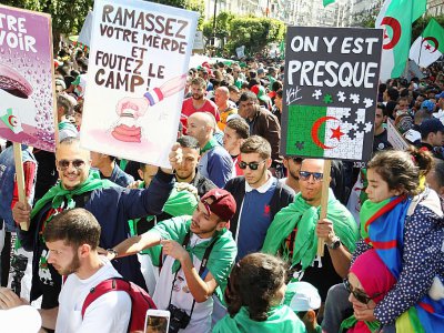Manifestation antigouvernementale, le 26 avril 2019 à Alger - - [AFP]