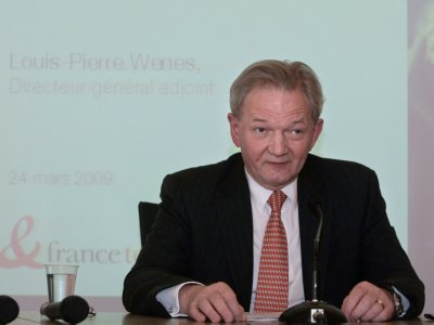 Louis-Pierre Wenes, directeur général adjoint d'Orange, le 24 mars 2009 à Paris - JACQUES DEMARTHON [AFP/Archives]