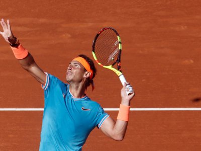 Rafael Nadal reste sur une défaite en demi-finales lors du tournoi de Barcelone, le 27 avril 2019 - Pau Barrena [AFP/Archives]
