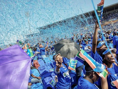 Meeting électoral de l'Alliance démocratique, principal parti d'opposition en Afrique du Sud, le 4 mai 2019 à Soweto - GIANLUIGI GUERCIA [AFP]