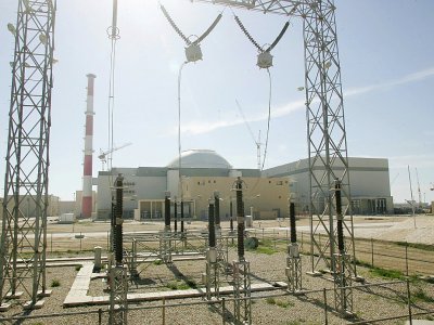 Une photo d'archives du réacteur de la centrale nucléaire de Bouchehr dans le sud de l'Iran, le 26 février 2006 - Behrouz MEHRI [AFP/Archives]