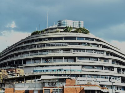 L'immeuble "El Helicoide", siège du Sebin, le service de renseignement vénézuélien, en mai 2018 - Juan BARRETO [AFP/Archives]