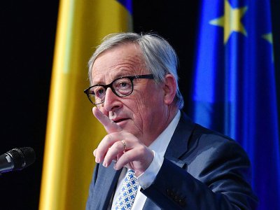 Le président de la Commission européenne Jean-Claude Juncker, le 8 mai 2019 à Sibiu, en Roumanie - Daniel MIHAILESCU [AFP]