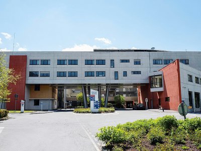 L'hôpital de Sallanches où l'ancien chef politique de l'ETA a été arrêté, le 16 mai 2019 en Haute-Savoie - ROMAIN LAFABREGUE [AFP]