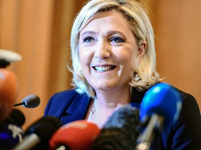 Marine Le Pen, présidente du Rassemblement national (RN) à Milan le 19 mai 2019 - Miguel MEDINA [AFP]