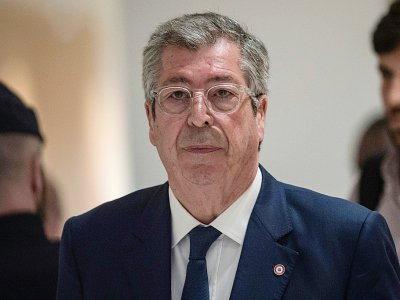 Le maire LR de Levallois-Perret Patrick Balkany quitte le tribunal, le 13 mai 2019 à Paris - STRINGER [AFP/Archives]