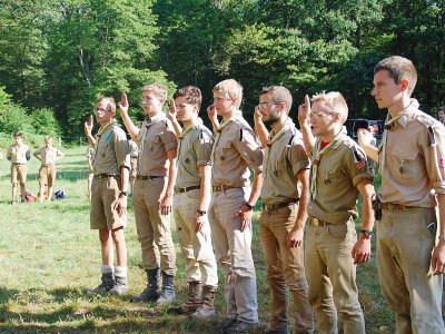 Les scouts en rassemblement - Scouts de Caen