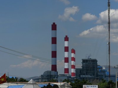 La centrale à charbon du complexe Vinh Tan, dans le sud-ouest du Vietnam, le 23 avril 2019 - Manan VATSYAYANA [AFP]