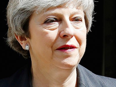 La Première ministre britannique Theresa May à Londres le 22 mai 2019 - Tolga AKMEN [AFP]