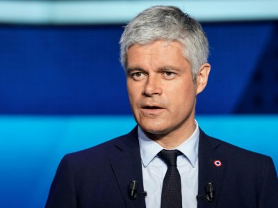 Le patron de LR, Laurent Wauquiez participait au débat de France 2 à Saint-Cloud, le 22 mai 2019 - Lionel BONAVENTURE [AFP]