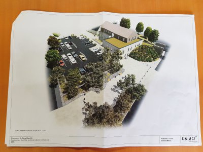 Les plans de la future maison de santé de Cany-Barville, réalisés par En ACT Architecture. - Gilles Anthoine